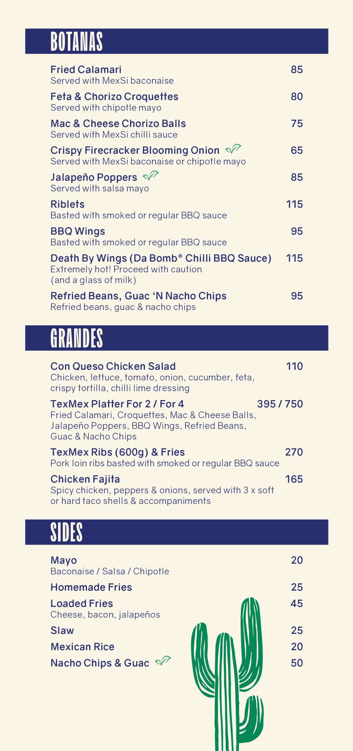 Mex-Si-Can Menu Mex-Si-Can Menu