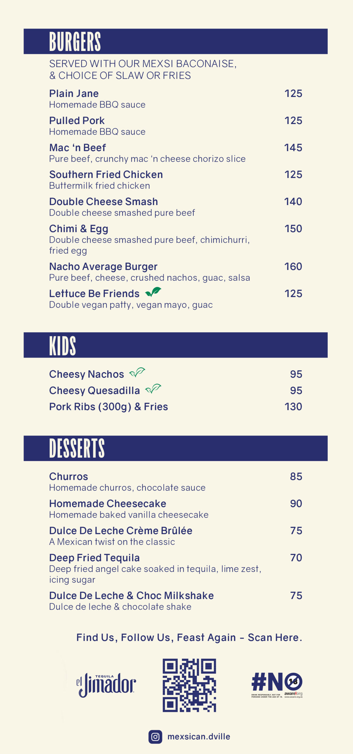 Mex-Si-Can Menu Mex-Si-Can Menu