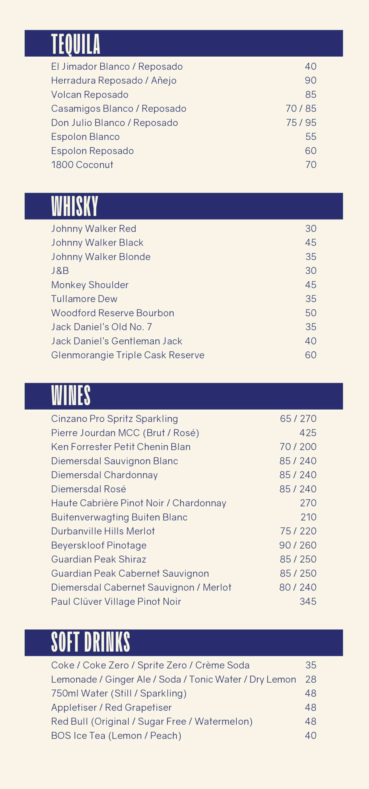 Mex-Si-Can Menu