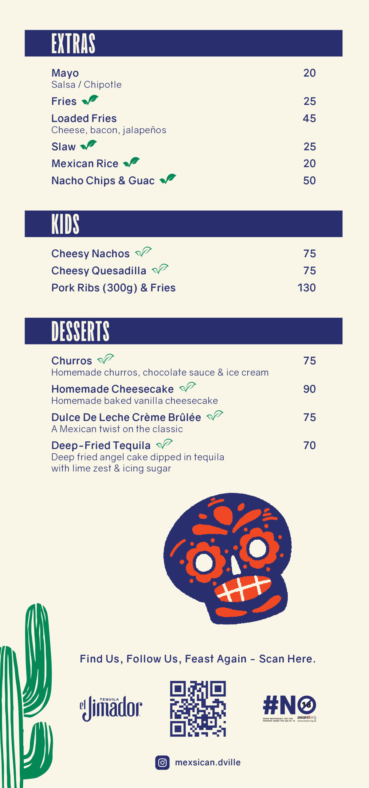 Mex-Si-Can Menu