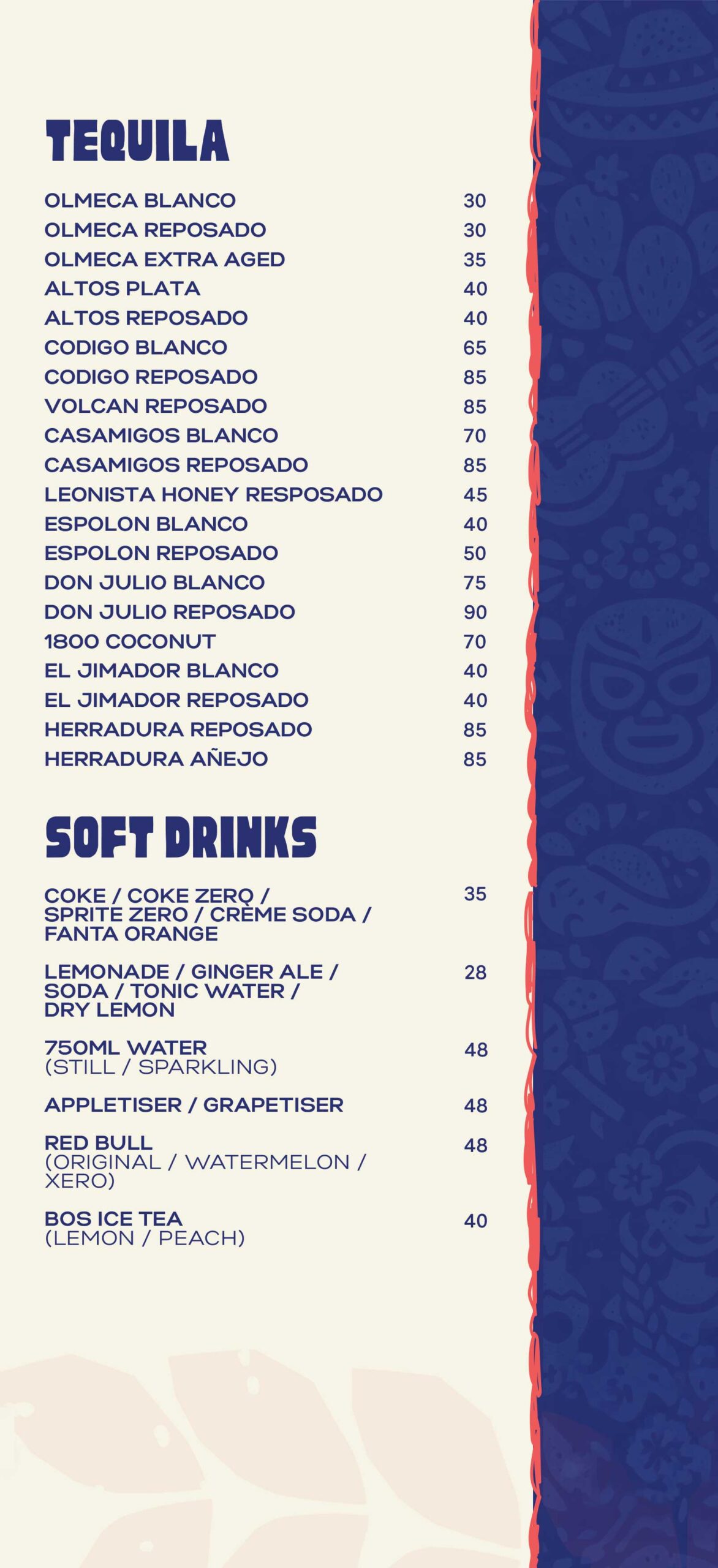 Mex-Si-Can Menu